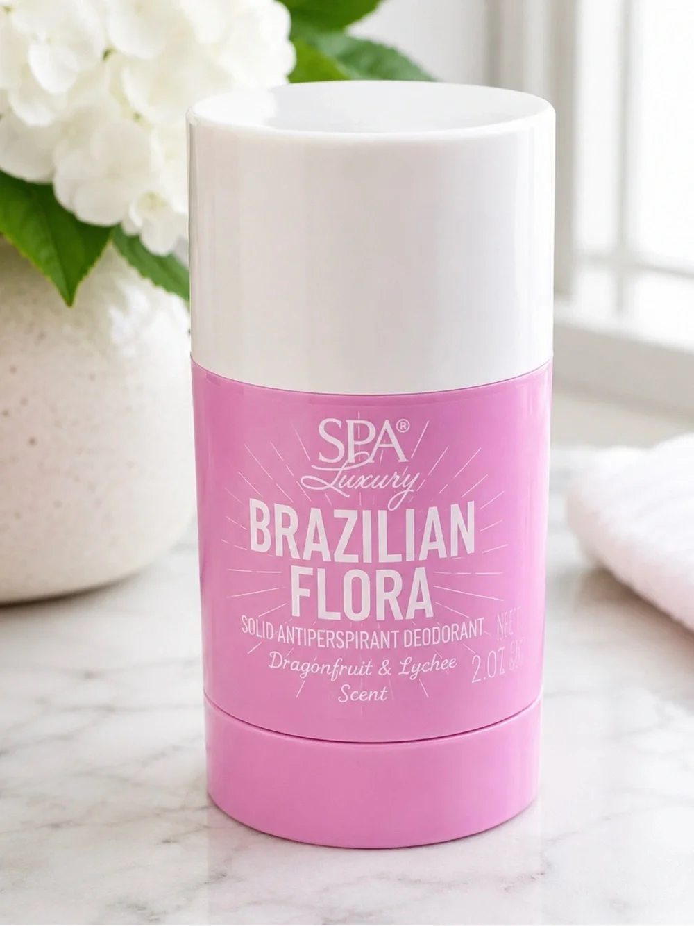 SPA Luxury Brazilian Flora Solid Antiperspirant Deodorant - Dragonfruit & Lychee